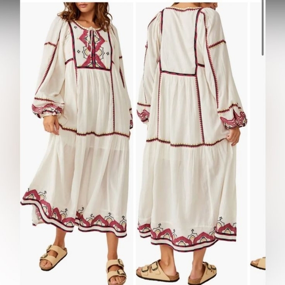 Free People Sweet Escape Midi Dress NWT - Picture 6 of 9